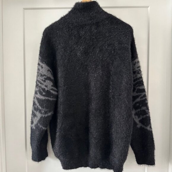 Men's Aelfric Eden Butterfly Jacquard Cardigan - Large - Picture 2 of 3